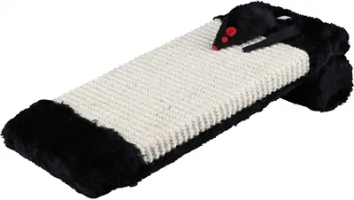 Trixie krabplank op rol sisal/pluche naturel/zwart 35 x 15 cm – 2 stuks