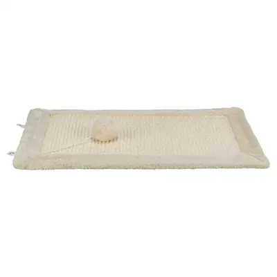 Trixie krabmat sisaltapijt/pluche naturel/bruin 55 x 35 cm – 2 stuks