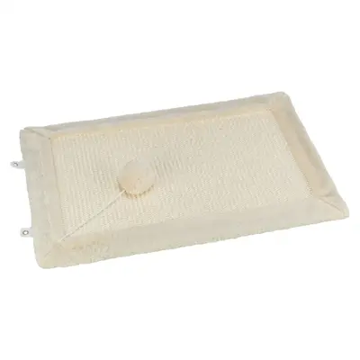 Trixie krabmat sisaltapijt/pluche naturel/bruin 55 x 35 cm – 2 stuks - Afbeelding 2