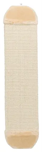 Trixie krabplank sisaltapijt/pluche met catnip naturel/beige 78 x 18 cm - Afbeelding 2