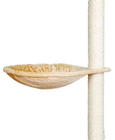 Trixie hangmand voor krabpaal langhaarpluche beige 45 cm - Afbeelding 3