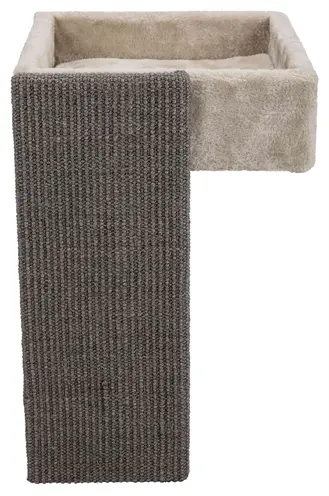 Trixie kattenmand voor kast lichtgrijs 37 x 33 x 48 cm – pluche - Afbeelding 2