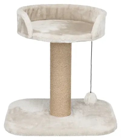 Trixie krabpaal lichtgrijs 45 x 35 x 46 cm – jute en pluche - Afbeelding 4