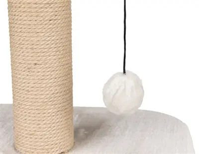 Trixie krabpaal lichtgrijs 45 x 35 x 46 cm – jute en pluche - Afbeelding 6