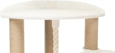 Trixie krabpaal XXL Elia crème 58 x 52 x 172 cm – met hangmatten - Afbeelding 4