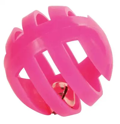 Trixie kattenballen kunststof met belletje 4 cm – set van 4 - Afbeelding 2