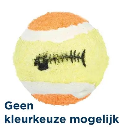 Trixie speelballen met ratel 4 x 4 x 4 cm – set van 6