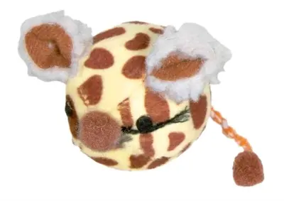 Trixie muisbal met kattenmunt 4,5 cm – korthaar pluche - Afbeelding 2
