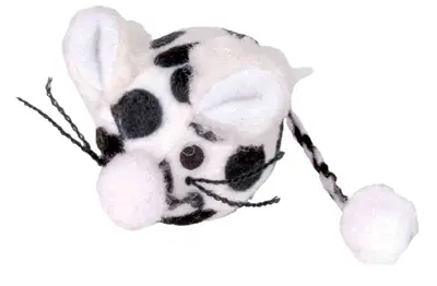 Trixie muisbal met kattenmunt 4,5 cm – korthaar pluche - Afbeelding 3