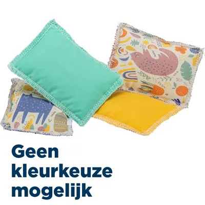 Trixie kattenspeelgoed kussen katoen valeriaan 9 x 7 cm – 4 stuks