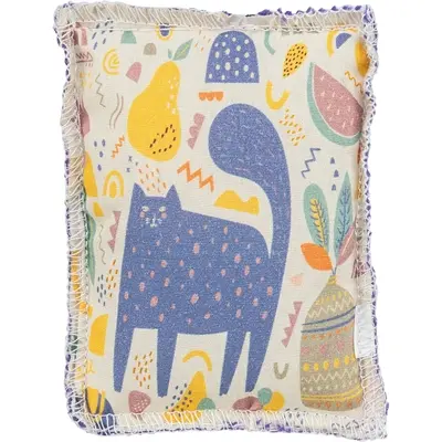 Trixie kattenspeelgoed kussen katoen valeriaan 9 x 7 cm – 4 stuks - Afbeelding 4