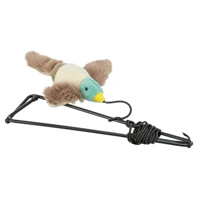 Trixie vogel voor deurkozijn pluche met catnip 13 x 175 cm – 4 stuks