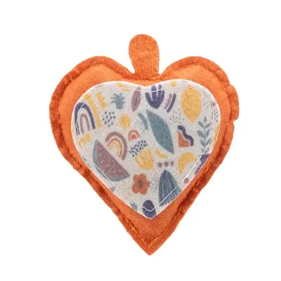 Trixie kattenspeeltje hart vilt/stof met valeriaan 11 cm – 4 stuks - Afbeelding 6