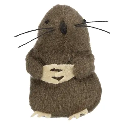 Trixie kattenspeeltje mol pluche met catnip 5 cm