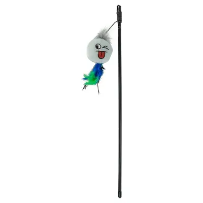 Trixie speelhengel pluche met catnip 50 cm – diverse uitvoeringen - Afbeelding 3