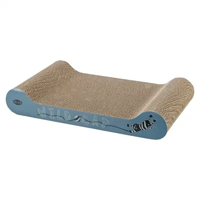 Trixie krabkarton met catnip blauw 41 x 24 x 7 cm – opdruk wild cat - Afbeelding 4