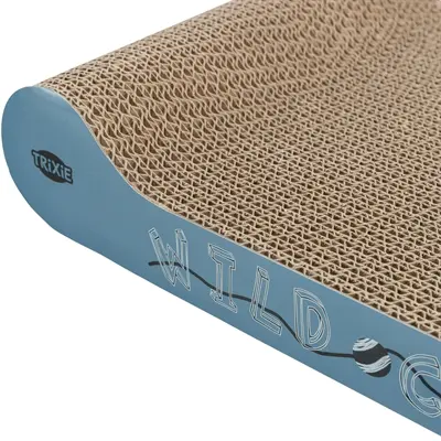 Trixie krabkarton met catnip blauw 41 x 24 x 7 cm – opdruk wild cat - Afbeelding 6