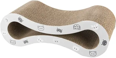 Trixie krabgolf Mimi karton met catnip grijs 48 x 22 x 16 cm
