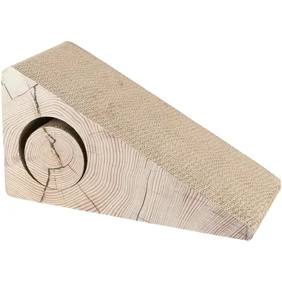 Trixie krabhelling karton 2-delig met catnip bruin 44 x 23 x 21 cm