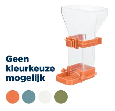 Trixie voerdispenser voor vogels 150 ml 12 cm – kunststof, assorti
