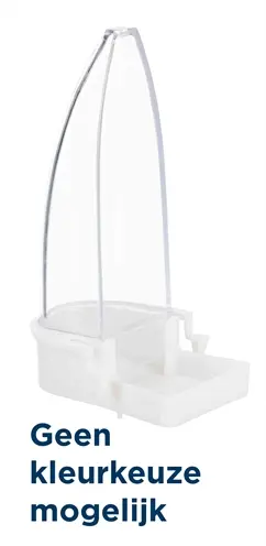 Trixie drinkfles/voerdispenser voor vogels 12 cm – kunststof