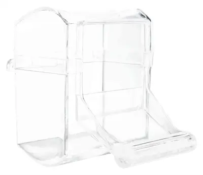 Trixie voerbak voor vogels transparant 7 x 7 cm 70 ml – met deksel - Afbeelding 2