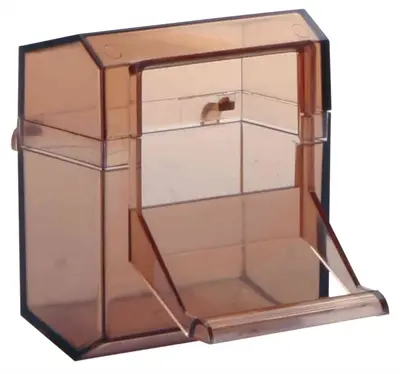 Trixie voerbak voor vogels transparant 7 x 7 cm 70 ml – met deksel - Afbeelding 3