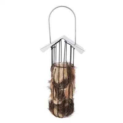 Trixie mezenbollenhouder met dak 4 bollen – metaal zwart, 11 x 10 x 25 cm - Afbeelding 8