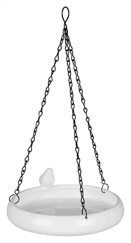 Trixie vogeldrinkschaal keramiek 21 x 21 cm 500 ml – ook als badschaal