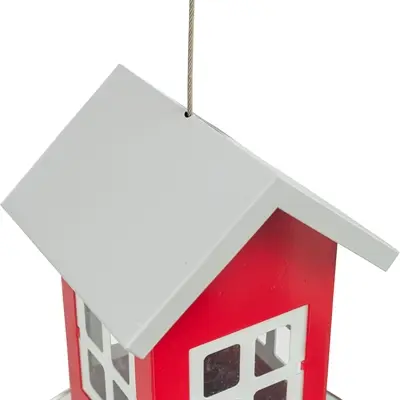 Trixie voederhuis metaal rood 20 cm 1 l – weerbestendig - Afbeelding 2