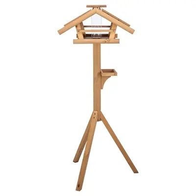 Trixie voederhuis met silo grenenhout bruin 53 x 53 x 28 cm