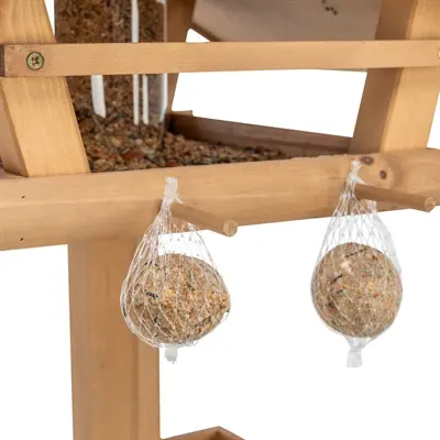 Trixie voederhuis met silo grenenhout bruin 53 x 53 x 28 cm - Afbeelding 6