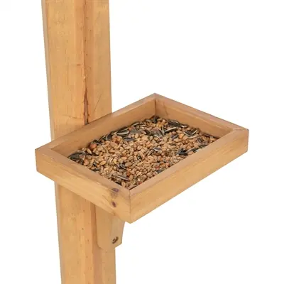Trixie voederhuis met silo grenenhout bruin 53 x 53 x 28 cm - Afbeelding 7