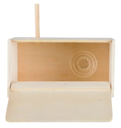 Trixie nestkastje hout 21 x 12 x 13 cm – ingang 4 cm, opklapbaar deksel - Afbeelding 5