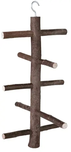 Trixie klauterrek schorshout 27 cm – vogelspeelgoed, 2 stuks