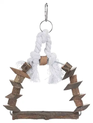Trixie boogschommel schorshout 15 x 20 cm – 3 stuks