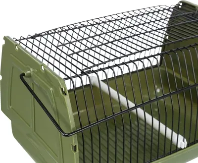 Trixie vervoersbox vogel en knaagdier groen 22 x 15 x 14 cm – 3 stuks - Afbeelding 2