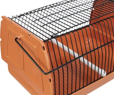 Trixie vervoersbox vogel en knaagdier terracotta 30 x 20 x 18 cm - Afbeelding 2