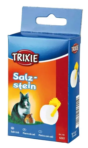 Trixie zoutliksteen konijn met houder 84 g - Afbeelding 2