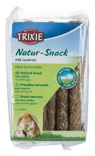 Trixie sticks luzerne 7 x 70 g – graanvrije knaagdiersnack - Afbeelding 2