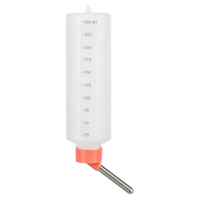 Trixie drinkfles kunststof 250 ml met draadbeugel – in display, assorti - Afbeelding 7