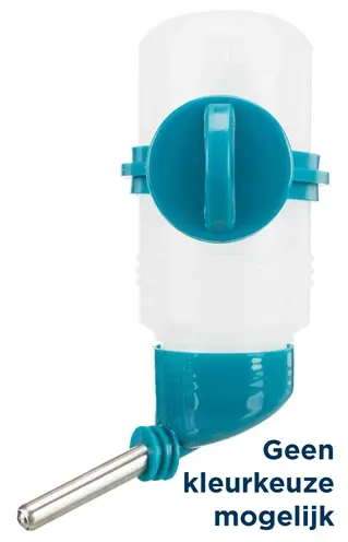 Trixie drinkfles kunststof 125 ml met schroefbevestiging – in display