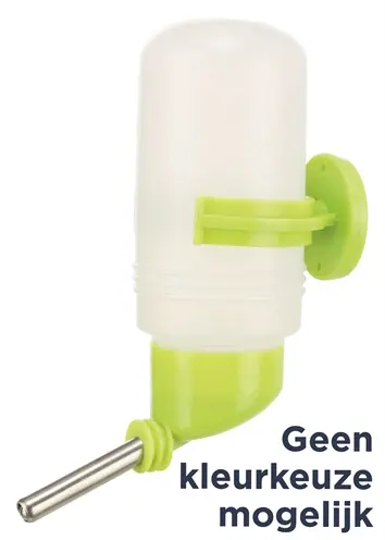Trixie drinkfles kunststof 250 ml met schroefbevestiging – in display