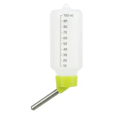 Trixie drinkfles kunststof 100 ml met draadbeugel – assorti kleuren - Afbeelding 2