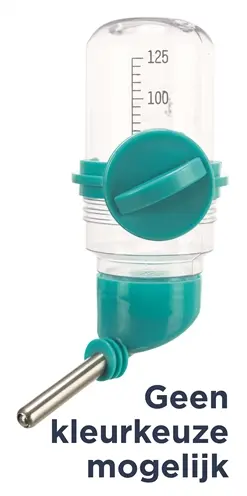 Trixie drinkfles kunststof 125 ml met schroefbevestiging – transparant