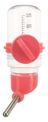 Trixie drinkfles kunststof 125 ml met schroefbevestiging – transparant - Afbeelding 2
