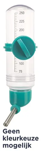 Trixie drinkfles kunststof 250 ml met schroefbevestiging – transparant