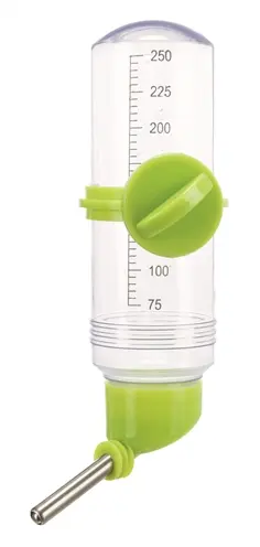 Trixie drinkfles kunststof 250 ml met schroefbevestiging – transparant - Afbeelding 2