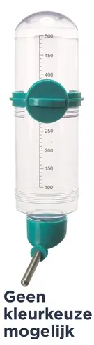 Trixie drinkfles kunststof 500 ml met schroefbevestiging – transparant