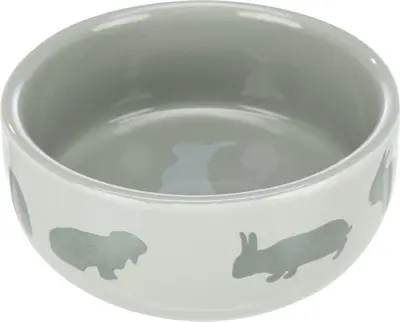 Trixie voerbak keramiek konijnenmotief 250 ml, 11 cm – assorti - Afbeelding 8